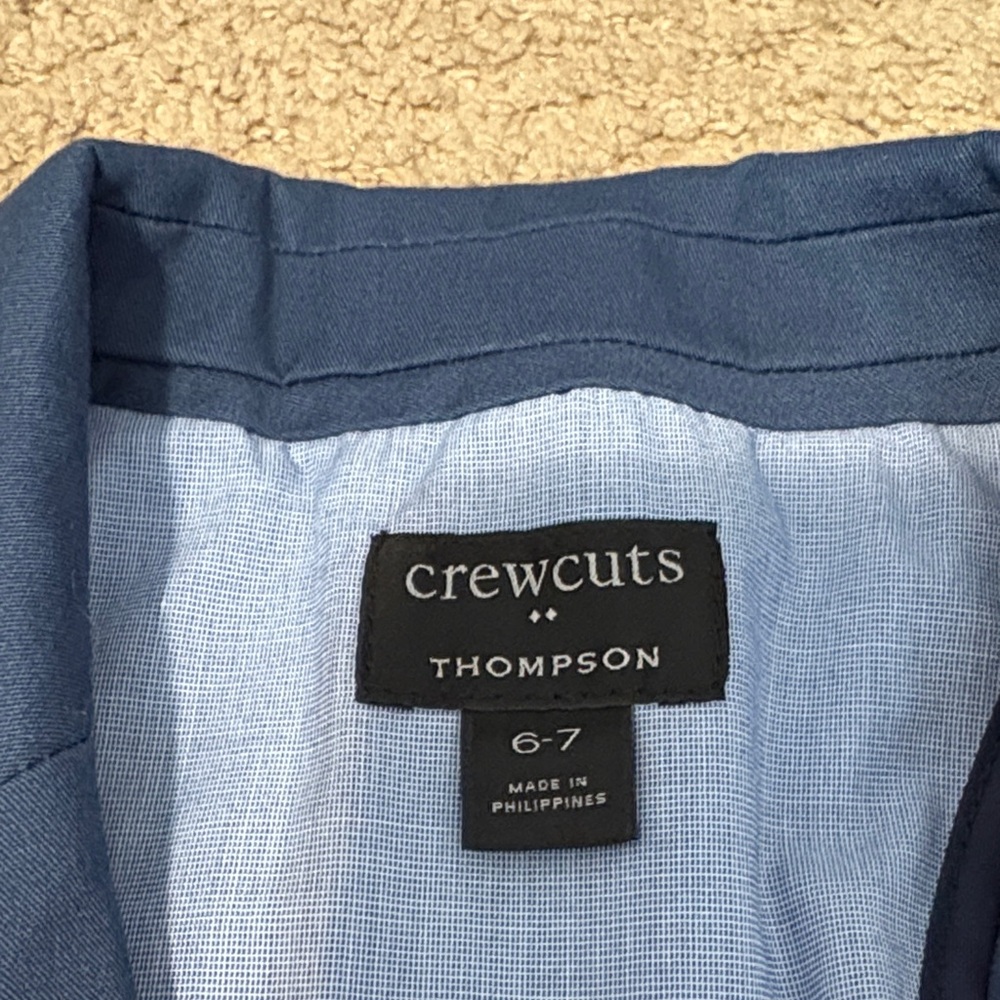 J. Crew Factory Navy Kids Blazer - Picture 3 of 8
